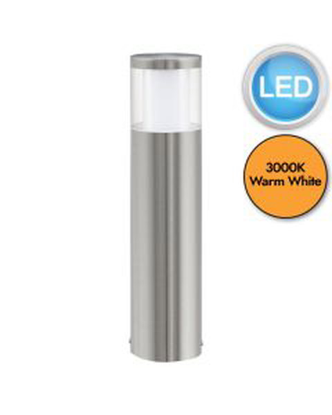 Eglo Lighting - Basalgo 1 - 94278 - LED Stainless Steel Clear IP44 Outdoor Post Light