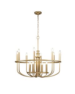 Kichler Lighting - Capitol Hill - KL-CAPITOL-HILL12-PNBR - Natural Brass 12 Light Chandelier
