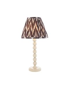 Endon Lighting - Higgledy & Zigzag 25cm - 114683 - White Grey Table Lamp With Shade