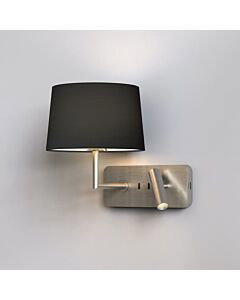 Astro Lighting - Side by Side - 1406014 - Nickel Excluding Shade Reading Wall Light