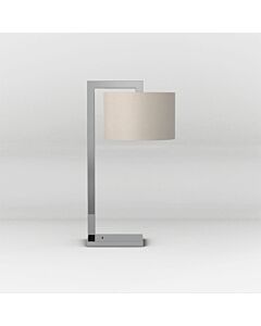 Astro Lighting - Ravello - 1222007 & 5016019 - Chrome Putty Table Lamp With Shade