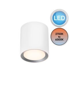 Nordlux - Landon Smart - 2110850101 - LED White IP44 Bathroom Ceiling Flush Light
