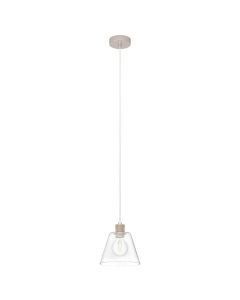 Eglo Lighting - Copley - 43631 - Rose Gold Clear Glass Ceiling Pendant Light