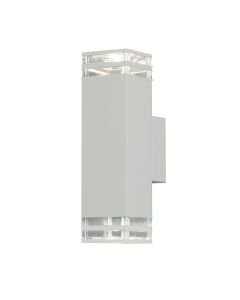 Konstsmide - Pollux - 408-250 - White 2 Light IP44 Outdoor Wall Washer Light