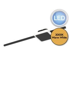 Eglo Lighting - Sarginto - 99609 - LED Black White Flush Ceiling Light