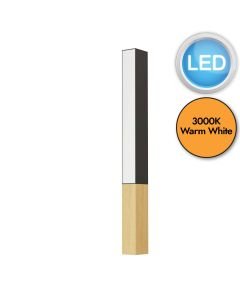 Eglo Lighting - Tudons - 900871 - LED Black Wood Wall Light