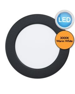 Eglo Lighting - Fueva 5 - 99143 - LED Black White Recessed Ceiling Downlight