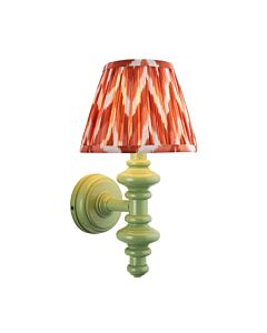 Endon Lighting - Carnaby & Zigzag 20cm - 114463 - Green Orange Wall Light