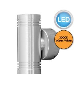 Konstsmide - Monza - 7930-310 - LED Aluminium 6 Light IP54 Outdoor Wall Washer Light