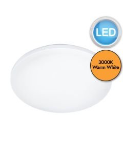 Eglo Lighting - Ronco - 900297 - LED White IP44 Outdoor Ceiling Flush Light