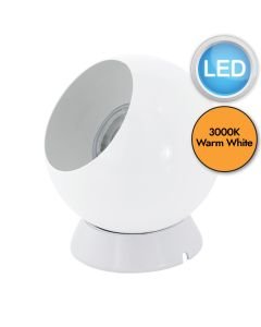 Eglo Lighting - Petto 1 - 94513 - LED White Table Lamp