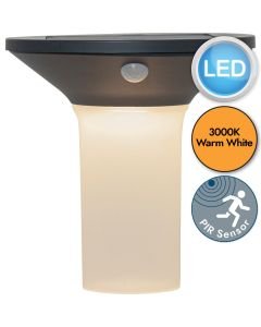Eglo Lighting - Corbezzola - 900243 - LED Graphite White 6 Light IP44 Solar Outdoor Sensor Wall Light