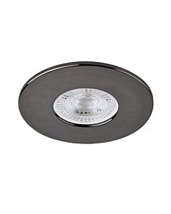 Saxby Lighting - Saxby ShieldONE 75 - 109808 & 113294 - Black Nickel Fixed Recessed Fire Rated Ceiling Downlight