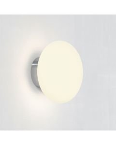 Astro Lighting - Zeppo Chrome Wall 1176004 - IP44 White Glass Wall Light