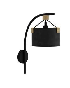 Eglo Lighting - Potosi - 39945 - Black Wood Paper Wall Light