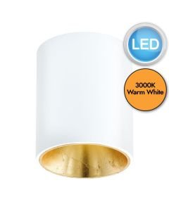 Eglo Lighting - Polasso - 94503 - LED White Gold Flush Ceiling Light