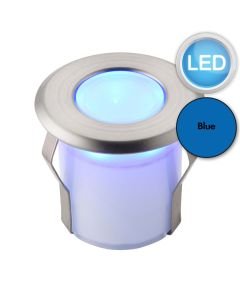 Saxby Lighting - Cove - 92012 - LED Marine Grade Stainless Steel Frosted IP67 Blue Outdoor Ground Light