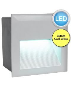 Eglo Lighting - Zimba-LED - 95235 - LED Silver IP65 Outdoor Recessed Marker Light