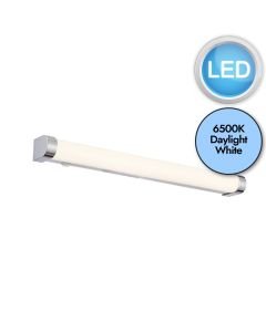 Endon Lighting - Moda - 76656 - LED Chrome White IP44 Bathroom Strip Wall Light