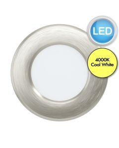 Eglo Lighting - Fueva 5 - 99152 - LED Satin Nickel White Recessed Ceiling Downlight