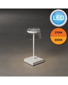 Konstsmide - Scilla - 7816-250 - LED White IP54 Battery Outdoor Portable Lamp