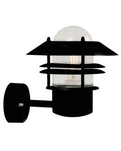Nordlux - Blokhus - 25011003 - Black Clear Glass IP54 Outdoor Wall Light