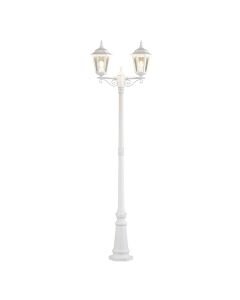 Konstsmide - Firenze - 7234-250 - White 2 Light Outdoor Lamp Post