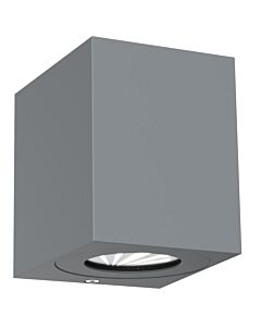 Nordlux - Canto Kubi 2 - 49711010 - LED Grey Clear Glass 2 Light IP44 Outdoor Wall Washer Light
