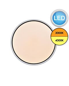 Nordlux - Noxy - 2015356101 - LED White IP44 Bathroom Ceiling Flush Light