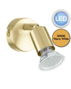 Eglo Lighting - Buzz-LED - 33184 - LED Brushed Brass Spotlight