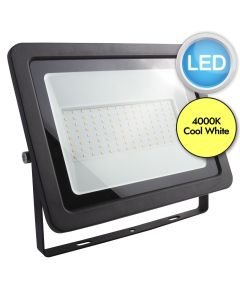 Megaman - Voss - 711289 - LED Black Clear IP65 100W Outdoor Floodlight