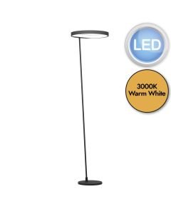 Eglo Lighting - Caredara - 390167 - LED Black White Touch Floor Lamp