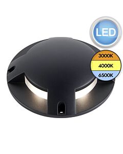 Saxby Lighting - Marka CCT - 114577 - LED Black 4 Light IP67 Outdoor Ground Light