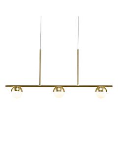 Nordlux - Contina - 2010953035 - Brass Opal Glass 3 Light Bar Ceiling Pendant Light
