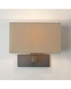 Astro Lighting - Park Lane Grande 1080045 & 5001007 - Bronze Wall Light with Oyster Shade Included
