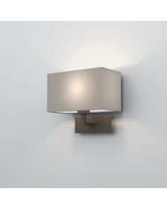 Astro Lighting - Park Lane Grande 1080045 & 5001017 - Bronze Wall Light with Putty Shade