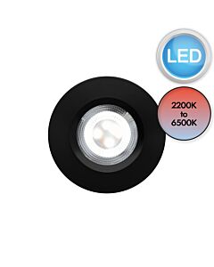 Nordlux - Don Smart Color - 2110900103 - LED Black IP65 Bathroom Recessed Ceiling Downlight