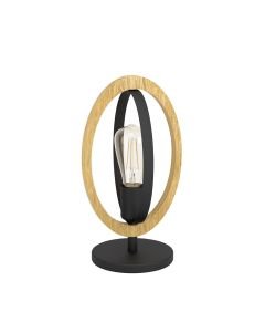 Eglo Lighting - Basildon - 43464 - Black Wood Table Lamp