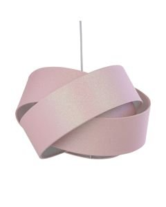 Pink Glitter Twist Easy Fit Pendant Shade