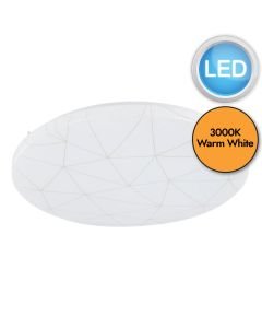 Eglo Lighting - Rende - 900612 - LED White Flush Ceiling Light