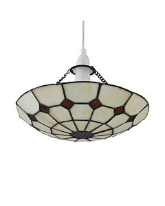 Torbay - Tiffany Cream Uplight Easy Fit Pendant Shade