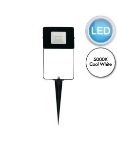 Eglo Lighting - Faedo 4 - 97471 - LED Black Clear Glass IP65 Outdoor Spike Light