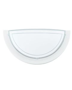 Eglo Lighting - Planet 1 - 83154 - White Clear Glass Wall Washer Light