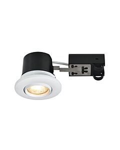 Nordlux - Umberto - 2210100001 - White IP44 Bathroom Recessed Ceiling Downlight