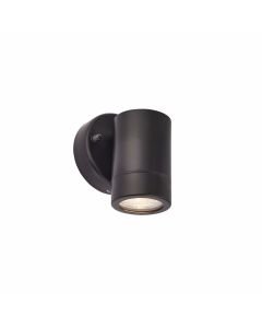 Saxby Lighting - Palin - 75434 - Black Clear Glass IP44 Outdoor Wall Washer Light
