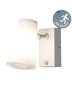 Konstsmide - Fano - 7873-250 - White IP54 Outdoor Sensor Wall Light