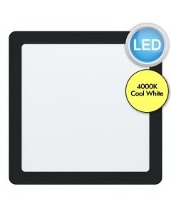 Eglo Lighting - Fueva 5 - 99189 - LED Black White Recessed Ceiling Downlight
