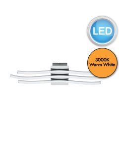 Eglo Lighting - Roncade - 31995 - LED Chrome White Flush Ceiling Light