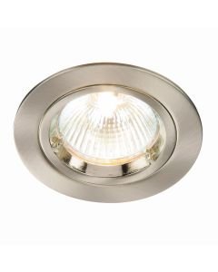 Saxby Lighting - Cast - 52330 - Satin Nickel Fixed Recessed Ceiling Downlight