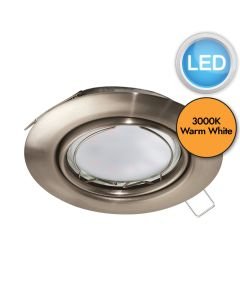 Eglo Lighting - Peneto - 94242 - LED Satin Nickel Recessed Ceiling Downlight